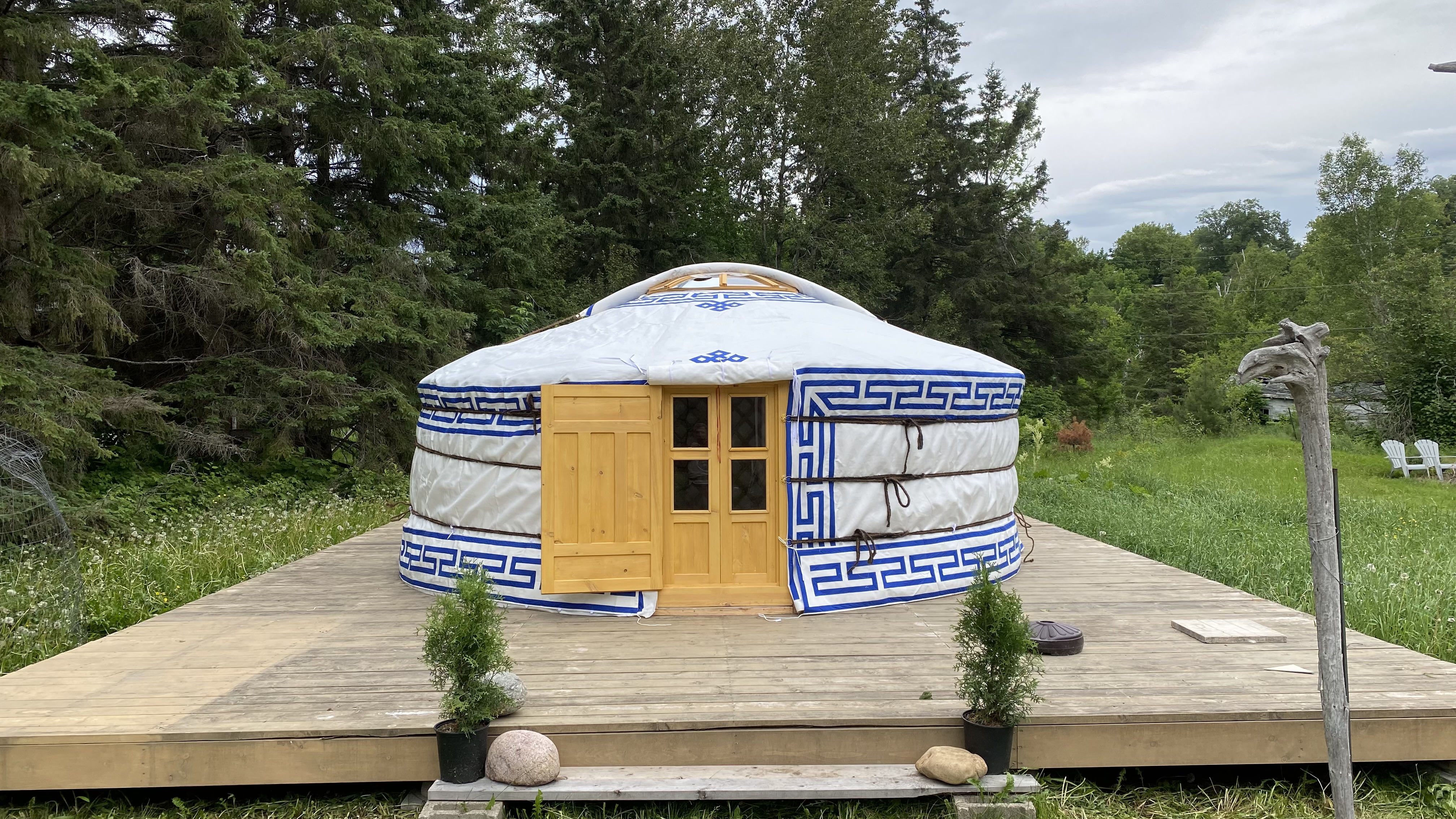 Our Natural Wood Yurts For Sale | Groovy Yurts